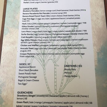 Holoholo Grill - Brekkie menu! - Hawaiian Near Me - Koloa, Hawaii