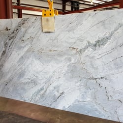 Ecstatic Stone - Blue Moon marble kitchen and bathroom countertops.