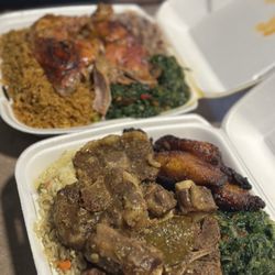 Tropical Taste Resturant - Oxtail plate Baked chicken plate