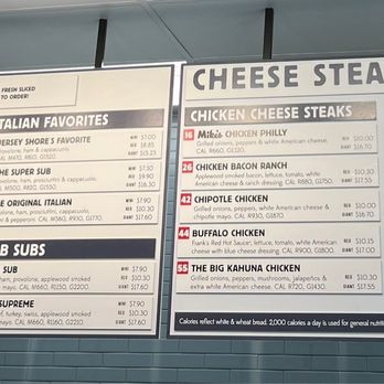 Jersey Mike's Subs - Menu - Fast Food Near Me - Chicago, Illinois Jersey Mike's Subs - Menu - Fast Food Near Me - Chicago, Illinois