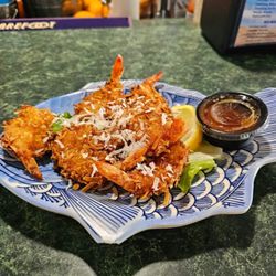 Deep fried coconut shrimp