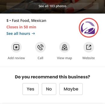 Taco Bell - A screenshot proving they were still technically supposed to be open. - Fast Food Near Me - Dixon, California Taco Bell - A screenshot proving they were still technically supposed to be open. - Fast Food Near Me - Dixon, California