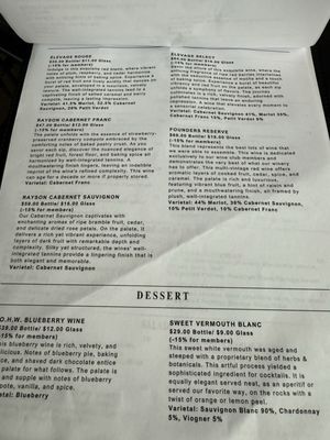 Menu photo 7 Rayson Winery & Vineyards Mocksville, NC