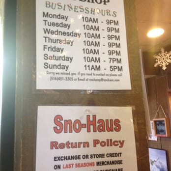 Sno-Haus Ski & Snowboard - Hempstead - Hours - Ski & Snowboard Shops Near Me - Hempstead, New York Sno-Haus Ski & Snowboard - Hempstead - Hours - Ski & Snowboard Shops Near Me - Hempstead, New York