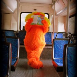 Williamsburg Area Transit Authority - Dr. Seuss's Lorax rode the Green Line during Try Transit Week in September, thanking our riders for choosing sustainable transportation!