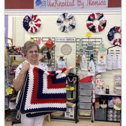 Unknotted By Monica - I created this afghan and donated for a raffle to raise money for "Wreaths Across America"
