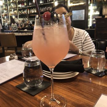 Central Bar + Restaurant - Central Sunrise lemony cocktail - American Near Me - Bellevue, Washington Central Bar + Restaurant - Central Sunrise lemony cocktail - American Near Me - Bellevue, Washington