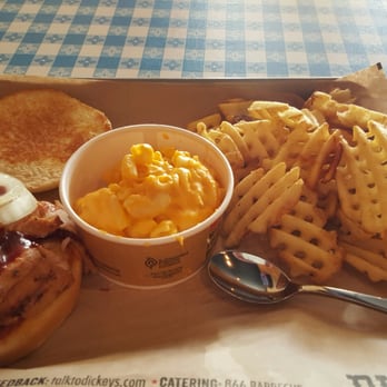 Dickey's Barbecue Pit - Bbq chicken, two sides mac n cheese, waffle fries - Barbeque Near Me - Issaquah, Washington Dickey's Barbecue Pit - Bbq chicken, two sides mac n cheese, waffle fries - Barbeque Near Me - Issaquah, Washington