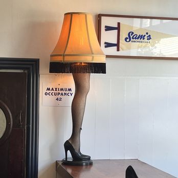 Sam's Anchor Cafe - Don't miss the leg lap as you enter to the right. It's a major award!!!! - Seafood Near Me - Tiburon, California Sam's Anchor Cafe - Don't miss the leg lap as you enter to the right. It's a major award!!!! - Seafood Near Me - Tiburon, California