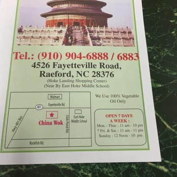 China Wok Restaurant - the menu for the restaurant - Chinese Near Me - Raeford, North Carolina China Wok Restaurant - the menu for the restaurant - Chinese Near Me - Raeford, North Carolina