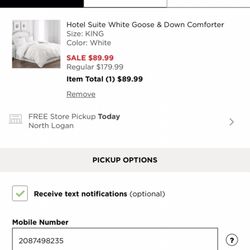 Kohl's - The comforter I was trying to buy