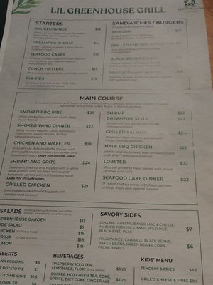 Menu photo 6 Lil Greenhouse Grill Miami, FL Menu photo 6 Lil Greenhouse Grill Miami, FL
