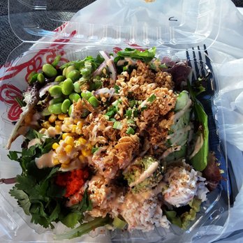 Ocean Poke - Large salad bowl - Poke Near Me - Murrieta, California