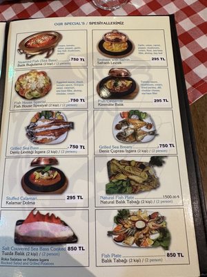 Menu photo 4 Sultanahmet Fish House Istanbul, 34 Menu photo 4 Sultanahmet Fish House Istanbul, 34