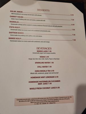 Menu photo 3 Zaika Keylargo Indian Cuisine Key Largo, FL Menu photo 3 Zaika Keylargo Indian Cuisine Key Largo, FL
