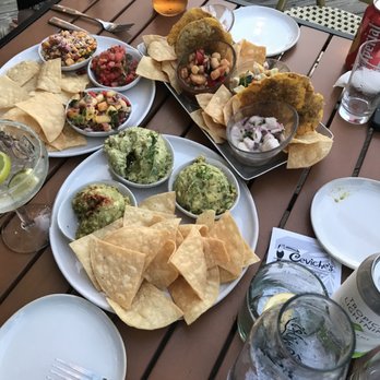 Ceviche's - The ceviche assortment platter. - Seafood Near Me - Wilmington, North Carolina