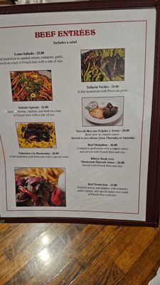 Menu photo 1 The Nana Peruvian Kitchen Fredonia, NY