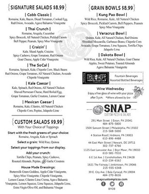 Menu photo 4 SNAP Custom Pizza Newark, DE Menu photo 4 SNAP Custom Pizza Newark, DE