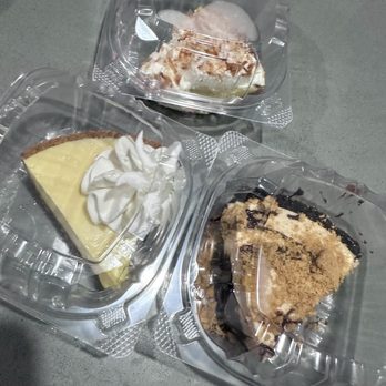 Fireman Derek’s Bake Shop - Key lime. Peanut butter pie and coconut custard pie - Desserts Near Me - Miami, Florida Fireman Derek’s Bake Shop - Key lime. Peanut butter pie and coconut custard pie - Desserts Near Me - Miami, Florida