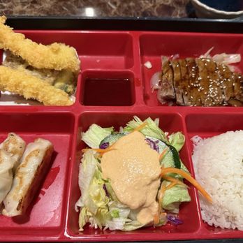 Sakura - Beef Teriyaki & Shrimp Vegetable Combo - Sushi Bars Near Me - Mililani, Hawaii