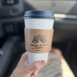 Plume & Brew - Dirty Chai with Almond Milk
