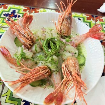 Holbox - Spot prawn & scallop aguachile 36$ - Latin American Near Me - Los Angeles, California