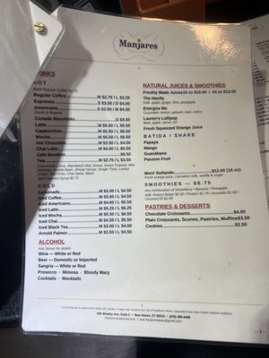 Menu photo 1 Manjares New Haven, CT Menu photo 1 Manjares New Haven, CT