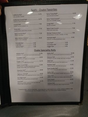 Menu photo 2 Osake Covington, GA