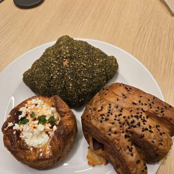 Yellow The Cafe - All the savory pastries. Za'atar croissant, soujek bear claw, and jammy egg croissant - Bakeries Near Me - Washington, DC, District of Columbia