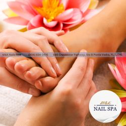 M&K Nails Spa - Relax with our peppermint foot massage. Cooling and refreshing! Reserve your session today.