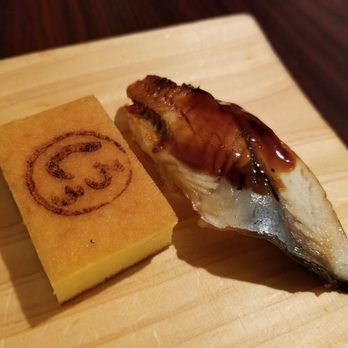 Shiro's - Tamago and unagi from the Omakase course - Sushi Bars Near Me - Seattle, Washington Shiro's - Tamago and unagi from the Omakase course - Sushi Bars Near Me - Seattle, Washington