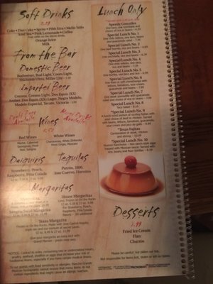 Menu photo 7 Rancho Grande Chesapeake, VA