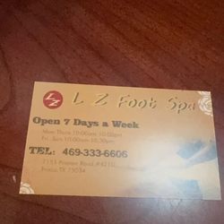 LZ Foot Spa - 名片