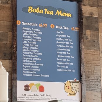 Poke Express & Boba Tea Time - Other boba menu - Poke Near Me - Spokane, Washington