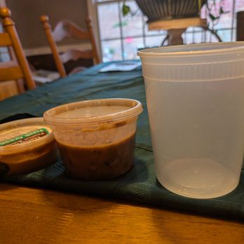 The Whistle Stop Cafe - Middle is the black eyed peas that were supposed to be a quart. - American Near Me - Juliette, Georgia