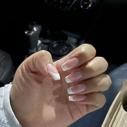 French Tip Acrylic Nails