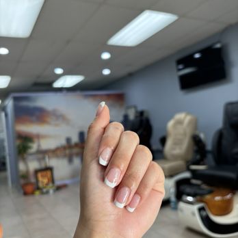 Share Nails - French tip on natural nails - Nail Salons Near Me - La Puente, California Share Nails - French tip on natural nails - Nail Salons Near Me - La Puente, California
