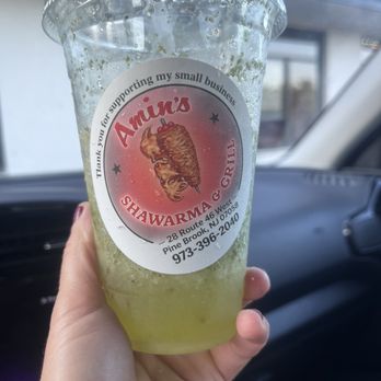 Amin's Shawarma & Grill - Lemon mint slush - Halal Near Me - Pine Brook, New Jersey Amin's Shawarma & Grill - Lemon mint slush - Halal Near Me - Pine Brook, New Jersey