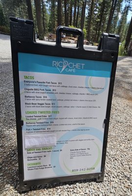 Menu photo 2 Ricochet Cafe Blairsden, CA Menu photo 2 Ricochet Cafe Blairsden, CA