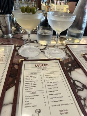 Menu photo 2 Coucou Manhattan Beach, CA