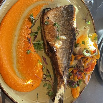 Oak + Violet - Branzino - New American Near Me - Menlo Park, California