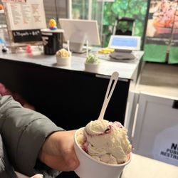 Clancy's Ice Cream Parlour - Black marble raspberry