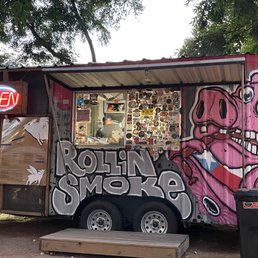 Exterior photo of Rollin Smoke BBQ - Austin, Texas Exterior photo of Rollin Smoke BBQ - Austin, Texas