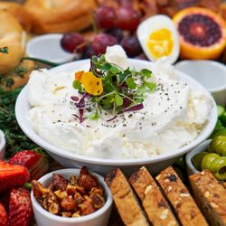 Plates + Bowls Catering - Bagel spread