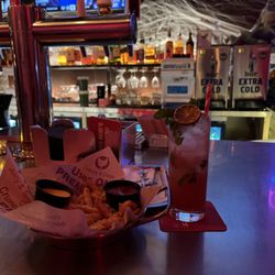 Pelicana Chicken - Forest Hills - Strawberry mojito and free Yelp check-in fries!