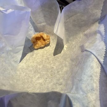 Kalaveras - Okay, don't be mad. The guacamole came with choice of chicharrón or chips. The pic is of the last chicharrón - New Mexican Cuisine Near Me - Long Beach, California
