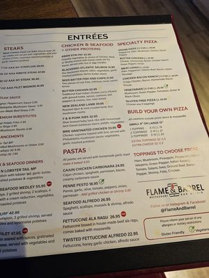 Menu photo 2 Flame & Barrel Edmonton, AB Menu photo 2 Flame & Barrel Edmonton, AB