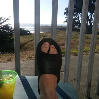Beachcomber Motel - Upstairs deck, just before sunset. - Hotels Near Me - Fort Bragg, California