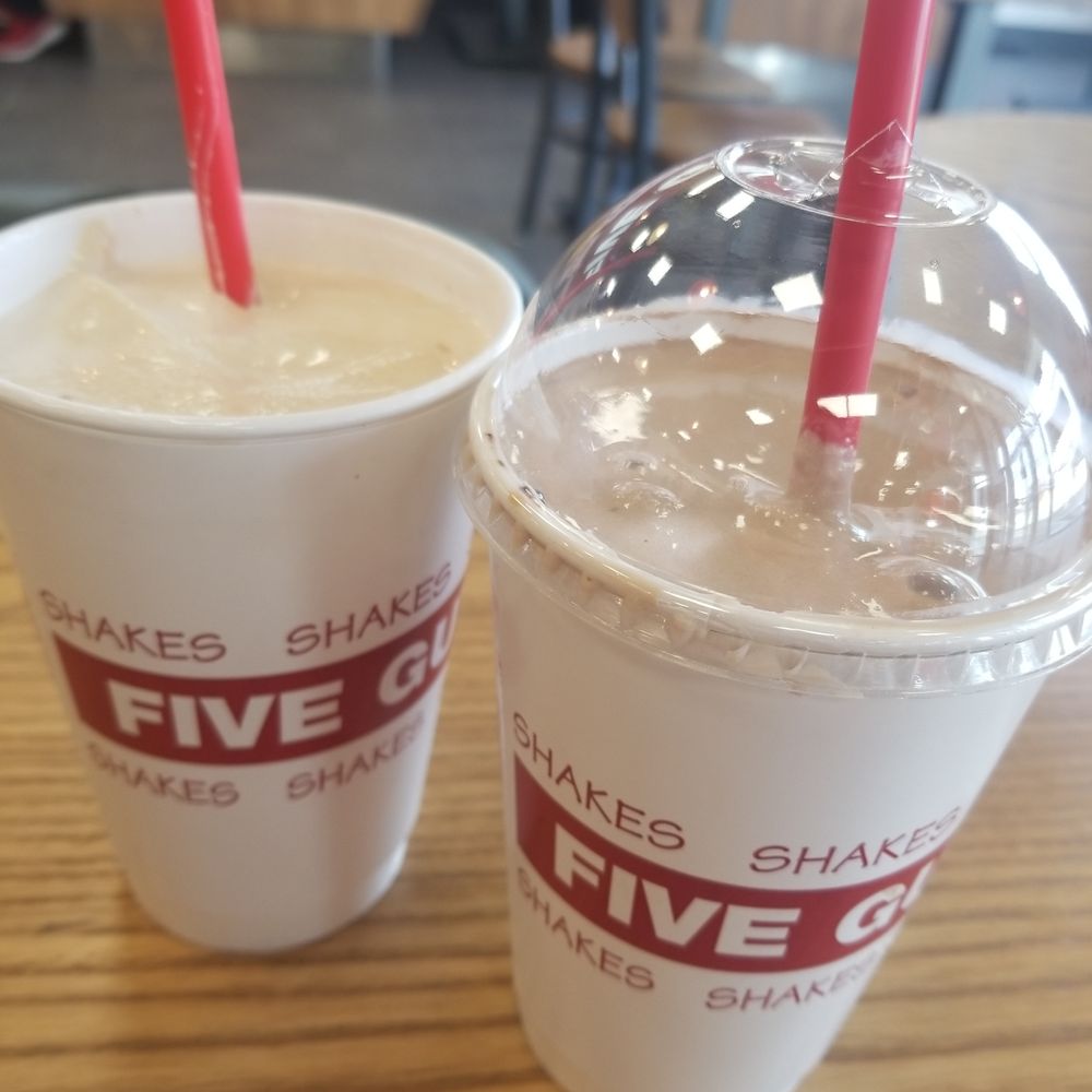 Five Guys - two cups of coffee on a table - Fast Food Near Me - Halifax, Nova Scotia