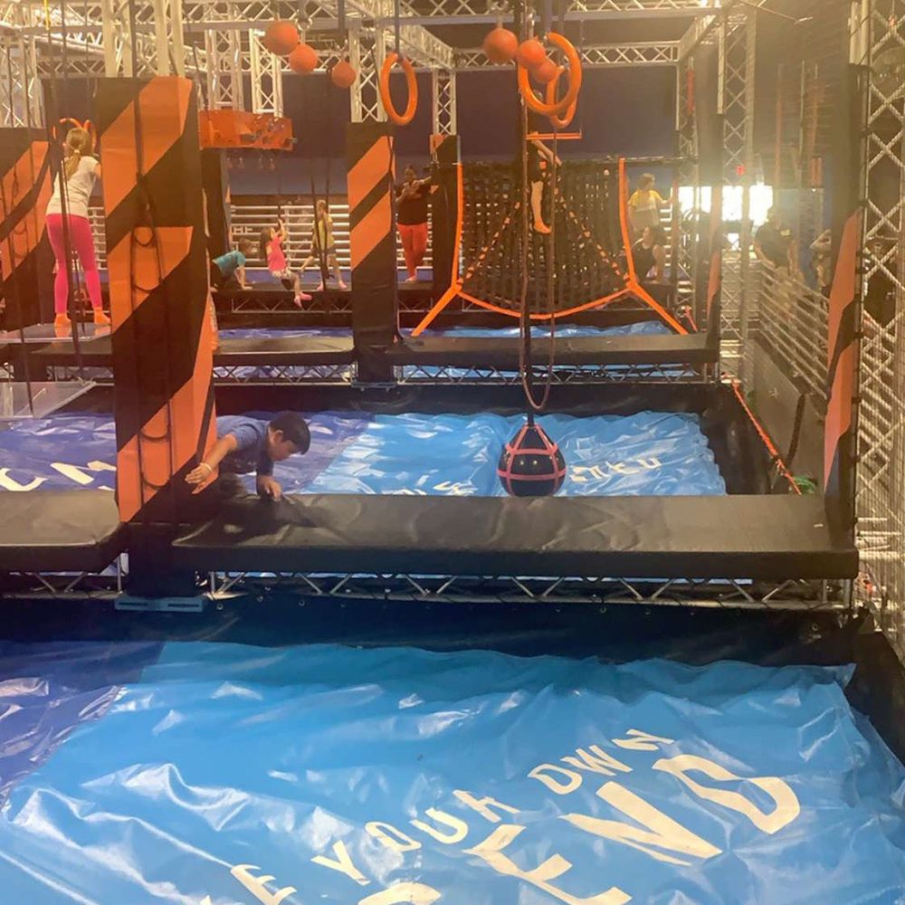 Sky Zone Trampoline Park - Warrior zone obstacle course - Amusement Parks Near Me - Largo, Florida Sky Zone Trampoline Park - Warrior zone obstacle course - Amusement Parks Near Me - Largo, Florida